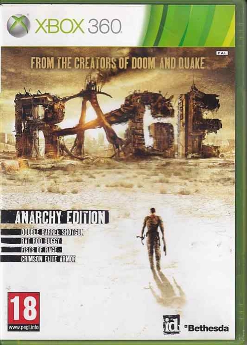Rage Anarchy Edition - XBOX 360 (B Grade) (Genbrug)